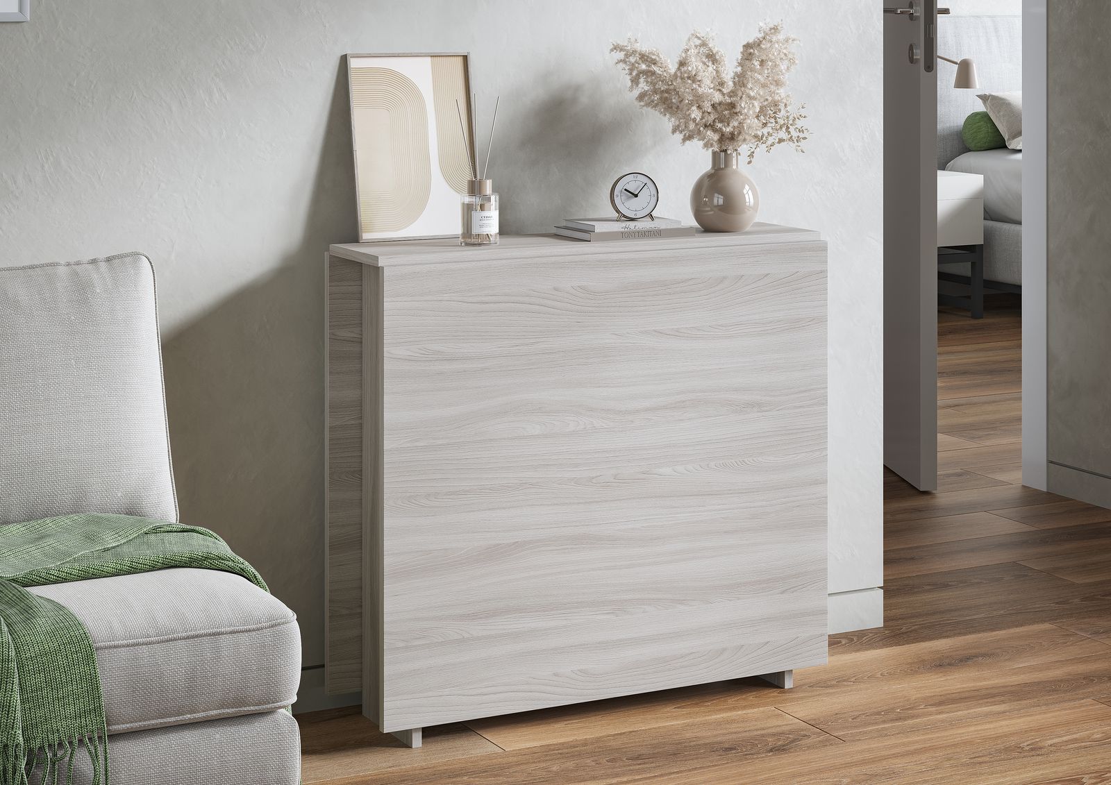 Стол-книжка Стандарт 800 (Ясень Шимо светлый 750*800*230 (1600))